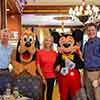 With Pluto and Mickey Mouse, Disneyland Club 33, May 2012