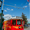 Disney California Adventure Red Car Trolley September 2012