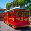 Disney California Adventure Red Car Trolley April 2014