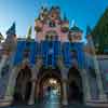 Disneyland Sleeping Beauty Castle photo, December 2015