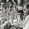 June Lockhart, Angela Cartwright, Bill Mumy, Marta Kristen, Guy Williams, and Jonathan Harris, Lost in Space Reluctant Stowaway episode, September 1965