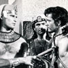 Vincent Price, John Derek, and Charlton Heston in The Ten Commandments, 1956 photo
