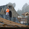 Disneyland Fantasy Faire construction photo, December 2012