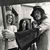 Chateau Marmont 1960s Led Zeppelin Robert Plant, John Bonham, Jimmy Page photo