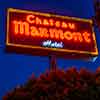 Chateau Marmont neon sign, September 2022