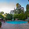 Chateau Marmont Hotel in Hollywood pool area photo, December 2014