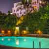 Chateau Marmont Hotel in Hollywood pool area June 2016