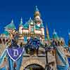 Disneyland Sleeping Beauty Castle at Christmas, November 2015