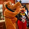 Pluto and Mickey Mouse at Disneyland Club 33, May 2012
