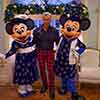 With Mickey and Minnie Mouse at Disneyland Club 33, December 2015