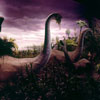 Primeval World Brontosaurus, from a Disneyland Panavue Slide