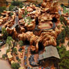 Disneyland Hotel Frontier Tower Big Thunder Mountain Railroad model September 2011
