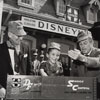 Walt Disney with 10 millionth passenger, August 1960