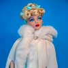 Gene Marshall doll wearing Lovely in Lace Cape Set