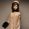 Franklin Mint Jacqueline Kennedy vinyl doll in Inauguration outfit