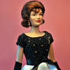 Franklin Mint Jacqueline Kennedy vinyl doll Black and White outfit