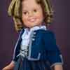 Shirley Temple 1972 Ideal vinyl doll wearing Danbury Mint The Blue Bird outfit