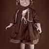 Shirley Temple 1972 Ideal vinyl doll wearing Danbury Mint The Blue Bird outfit