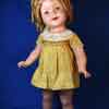 Shirley Temple Captain January 22 inch composition doll wearing schoolgirl dress