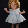 Shirley Temple 13 inch composition doll wearing Dancing Dress