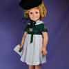 Shirley Temple Danbury Mint vinyl Dress-up doll wearing Curly Top Duck Dress