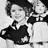 Shirley Temple with an Ideal 25 inch Duck Dress doll