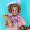 Shirley Temple First Vacation Danbury Mint porcelain doll photo