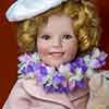 Shirley Temple First Vacation Danbury Mint porcelain doll photo