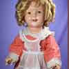 18 inch Ideal composition Shirley Temple Littlest Rebel doll
