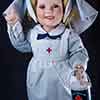 Danbury Mint Shirley Temple Danbury Mint American Red Cross doll by Elke Hutchens