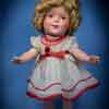 Shirley Temple Stand Up And Cheer composition pin dot Ideal 13 inch doll