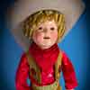 Shirley Temple 27 inch composition doll in Texas Ranger reproduction outfit