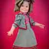Shirley Temple 1972 Ideal vinyl doll wearing Danbury Mint Wee Willie Winkie Traveling Suit