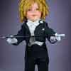 Shirley Temple 20 inch doll wearing custom-made Young People Fifth Avenue Tuxedo by Lolly