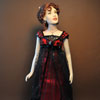 Franklin Mint Titanic Red and Black Gown Rose doll