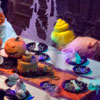 Disneyland Haunted Mansion Holiday ballroom October 2012