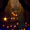 Disneyland Haunted Mansion Holiday ballroom December 2012