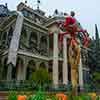 Disneyland Haunted Mansion Holiday exterior December 2012