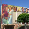 Hollywood High School mural, August 2002