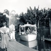 Disneyland Jungle Cruise Dock photo, July 1957