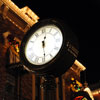 Disneyland Clock on East Main Street, December 2009