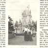Vintage WDW magazine article with Cindi and Holly Harwood