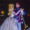 Cinderella and Prince Charming, Disneyland Main Street U.S.A. Emporium window, August 27, 1965