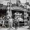 Disneyland Mr. Toad's Wild Ride facade, August 1956
