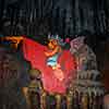 Disneyland Mr. Toad's Wild Ride attraction Hell scene, February 2007