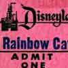 Ticket for Disneyland Mine Train Attraction