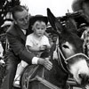 Walt and granddaughter Tammy Miller dedicate new Natures Wonderland attraction, May 1960