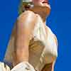 Palm Springs Marilyn Monroe statue, September 2012