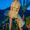 Palm Springs Forever Marilyn Monroe statue, June 2022