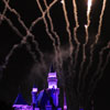Sleeping Beauty Castle Fireworks and Tinkerbell, July 2008